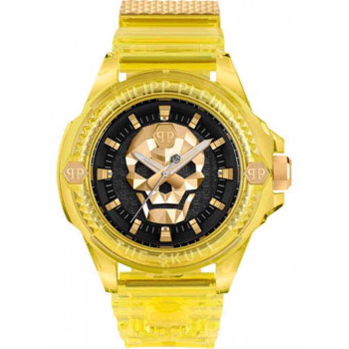 fashion наручные мужские часы PHILIPP PLEIN PWWAA0123. Коллекция The Skull Synthetic W238063