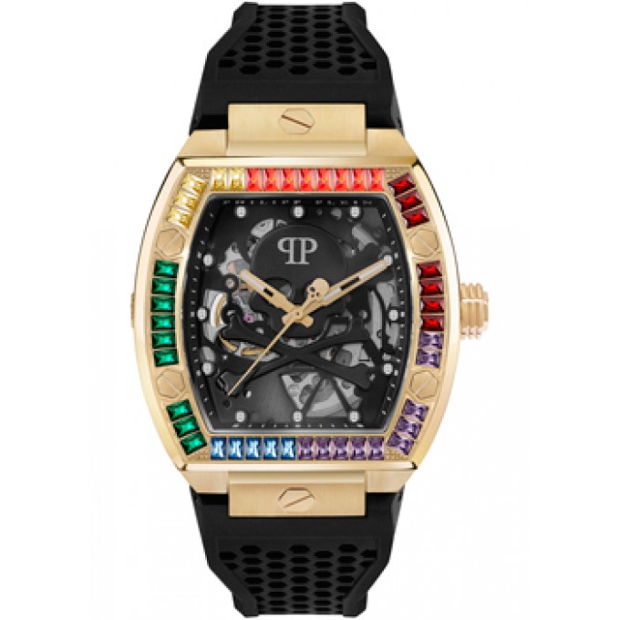 fashion наручные мужские часы PHILIPP PLEIN PWBAA1623. Коллекция The Skeleton W240769