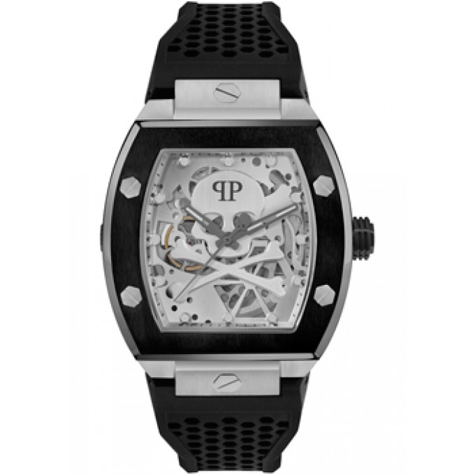 fashion наручные мужские часы PHILIPP PLEIN PWBAA2023. Коллекция The Skeleton W240772