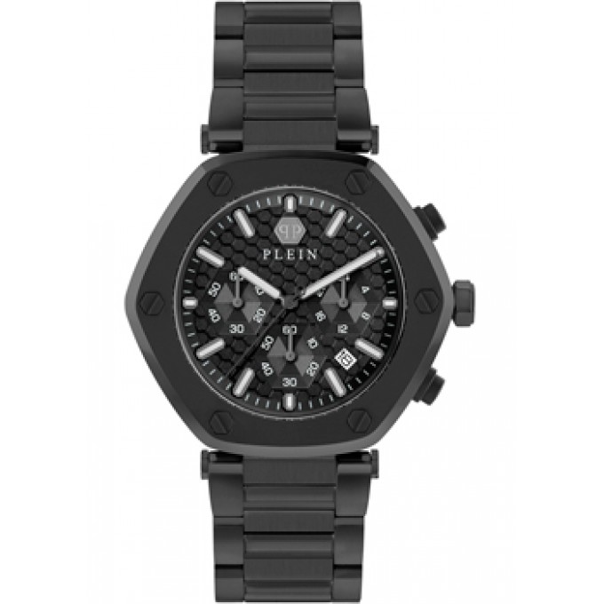 fashion наручные мужские часы PHILIPP PLEIN PWZBA0623. Коллекция The Hexagon W240820